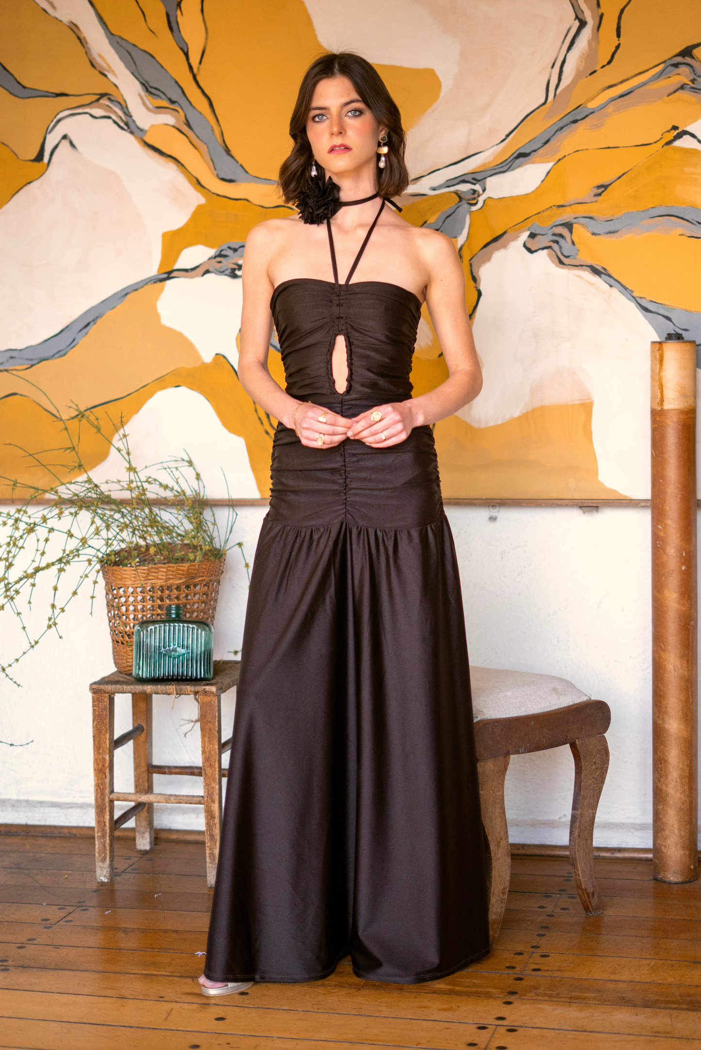 Vestido- Conjunto Cafeto