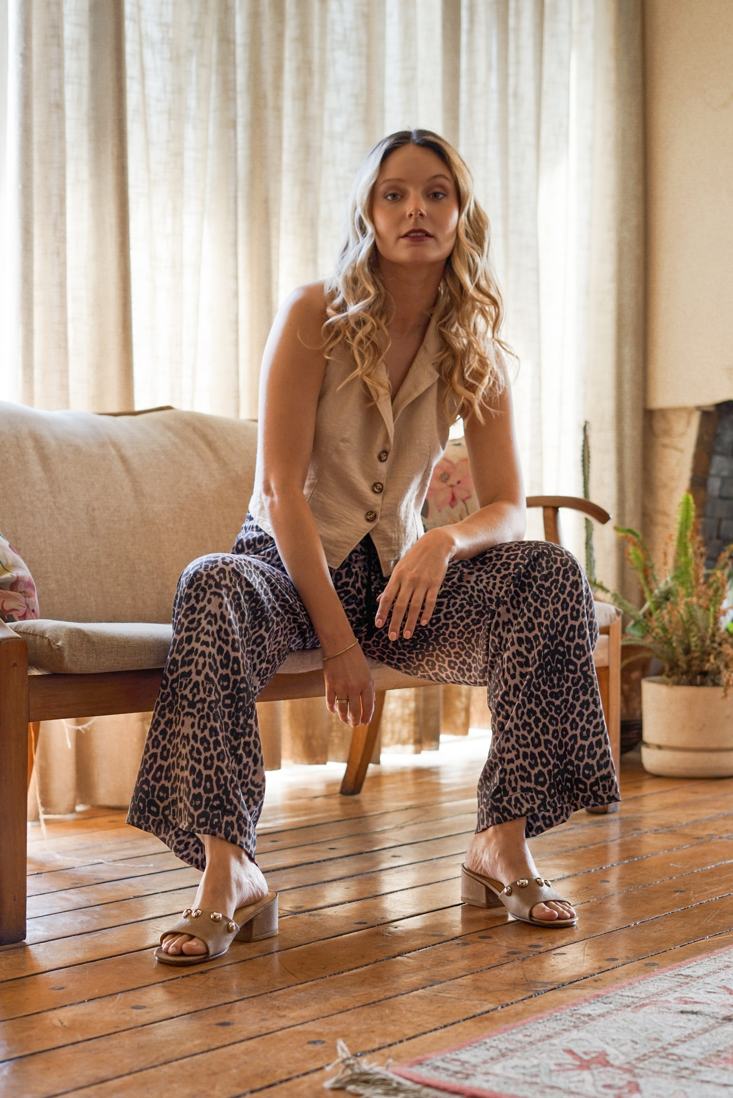 Mujer Animal Print - Pantalón Azalea