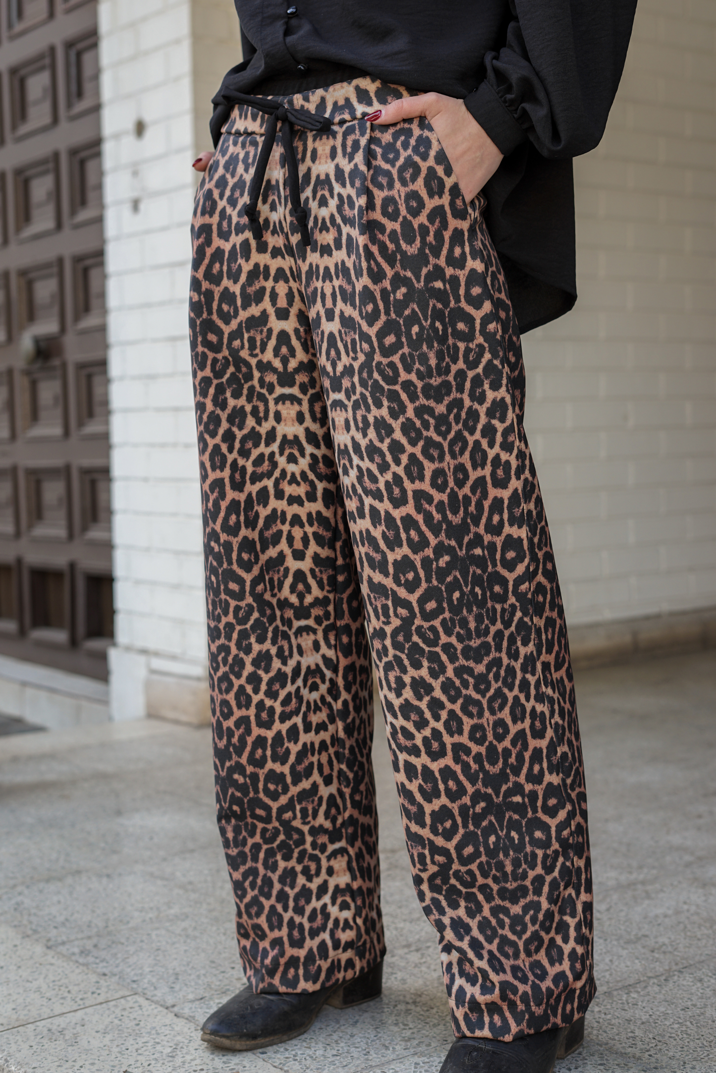 Pantalón mujer Leopardo - Pantalón Ginebra