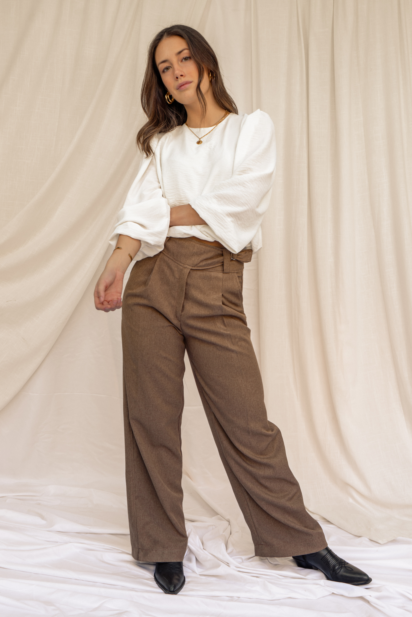 Blusa mujer blanco - Blusa Emma