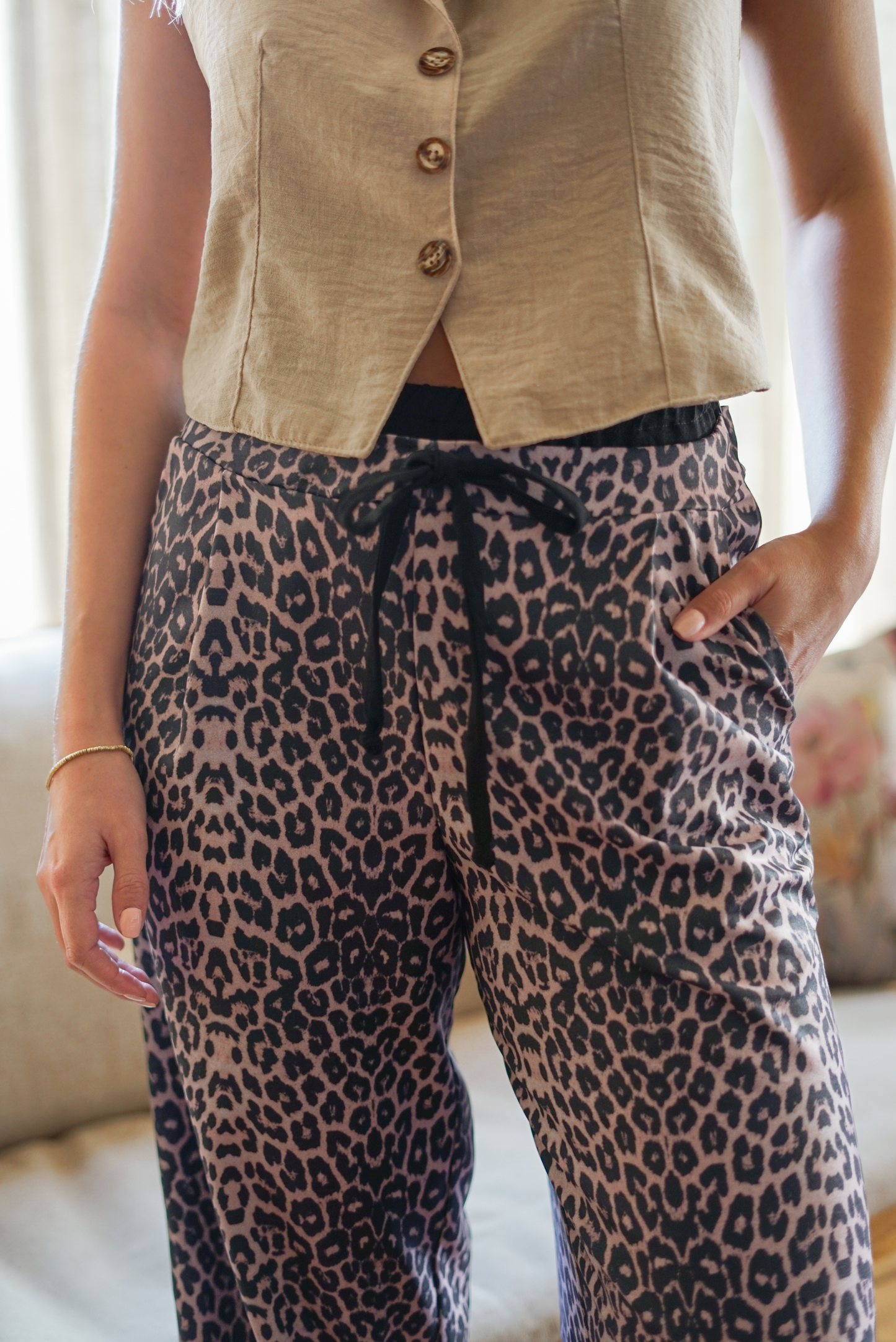 Mujer Animal Print - Pantalón Azalea