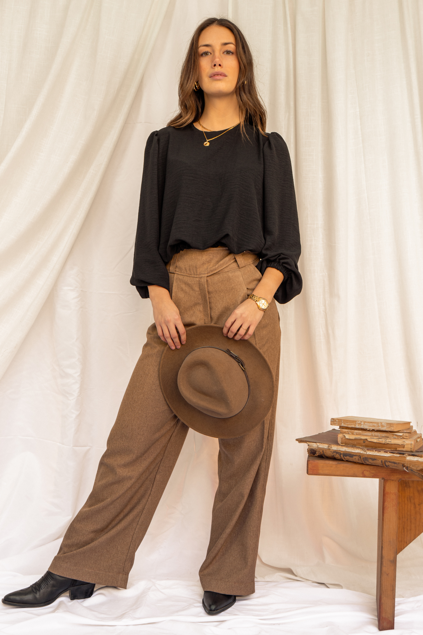 Blusa mujer negro - Blusa Emma