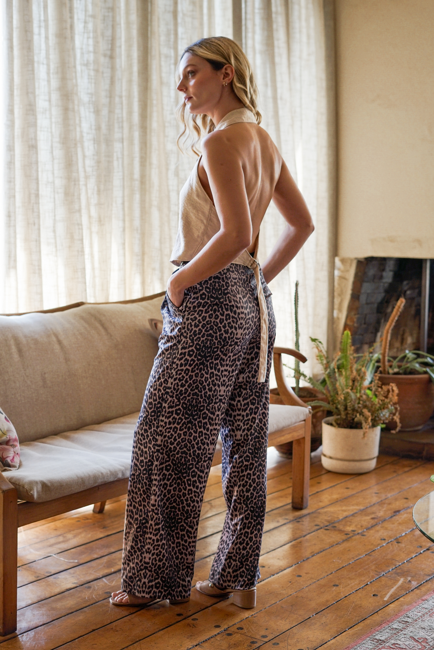 Mujer Animal Print - Pantalón Azalea