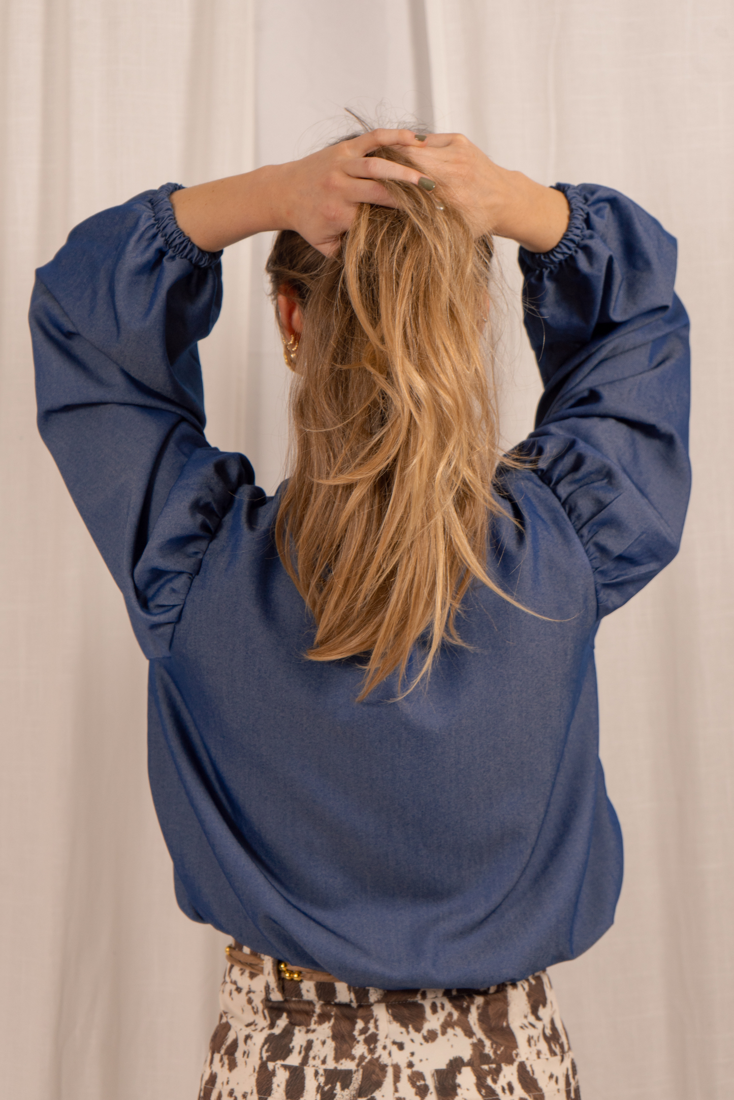 Blusa mujer azul - Blusa Emma Denim