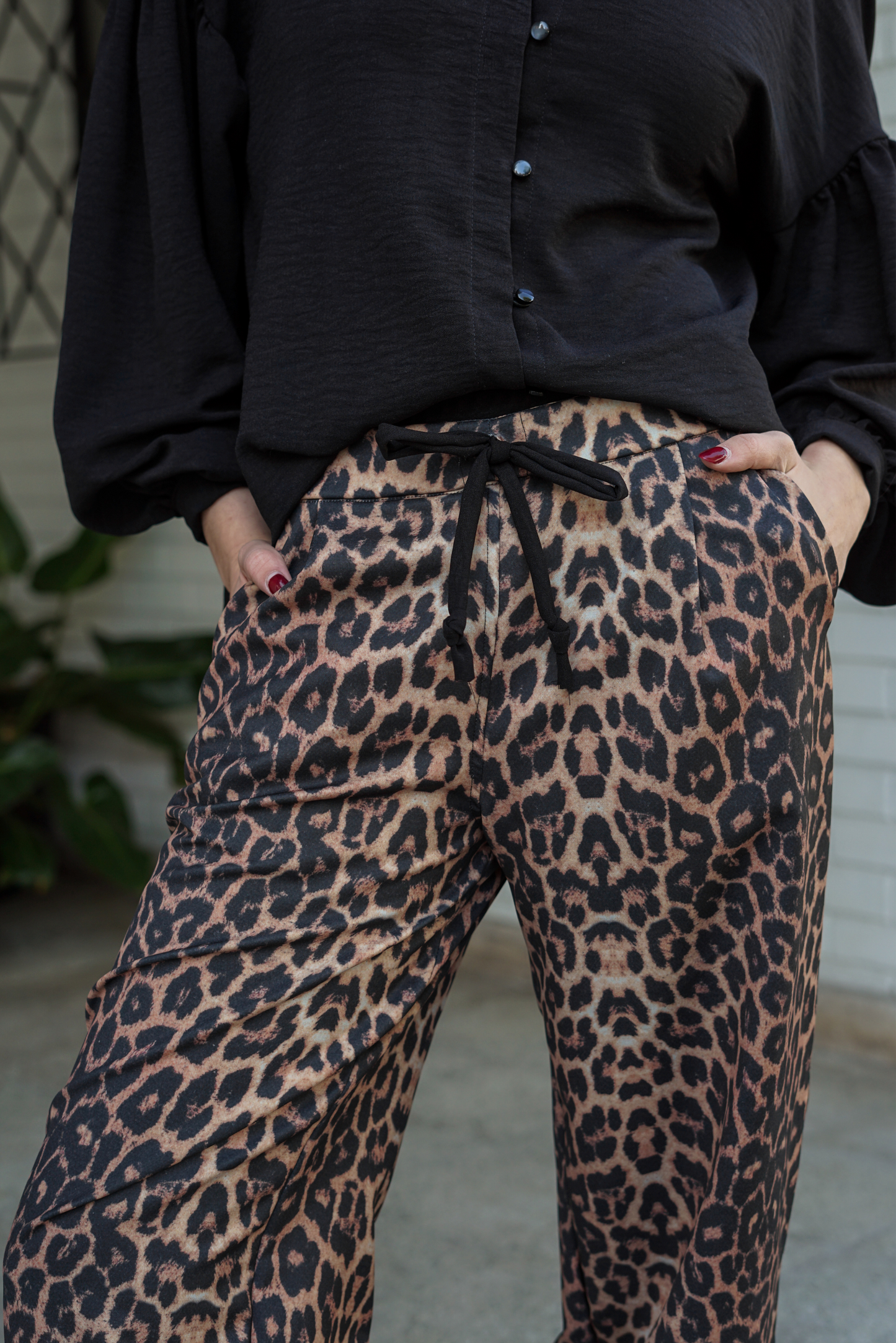 Pantalón mujer Leopardo - Pantalón Ginebra