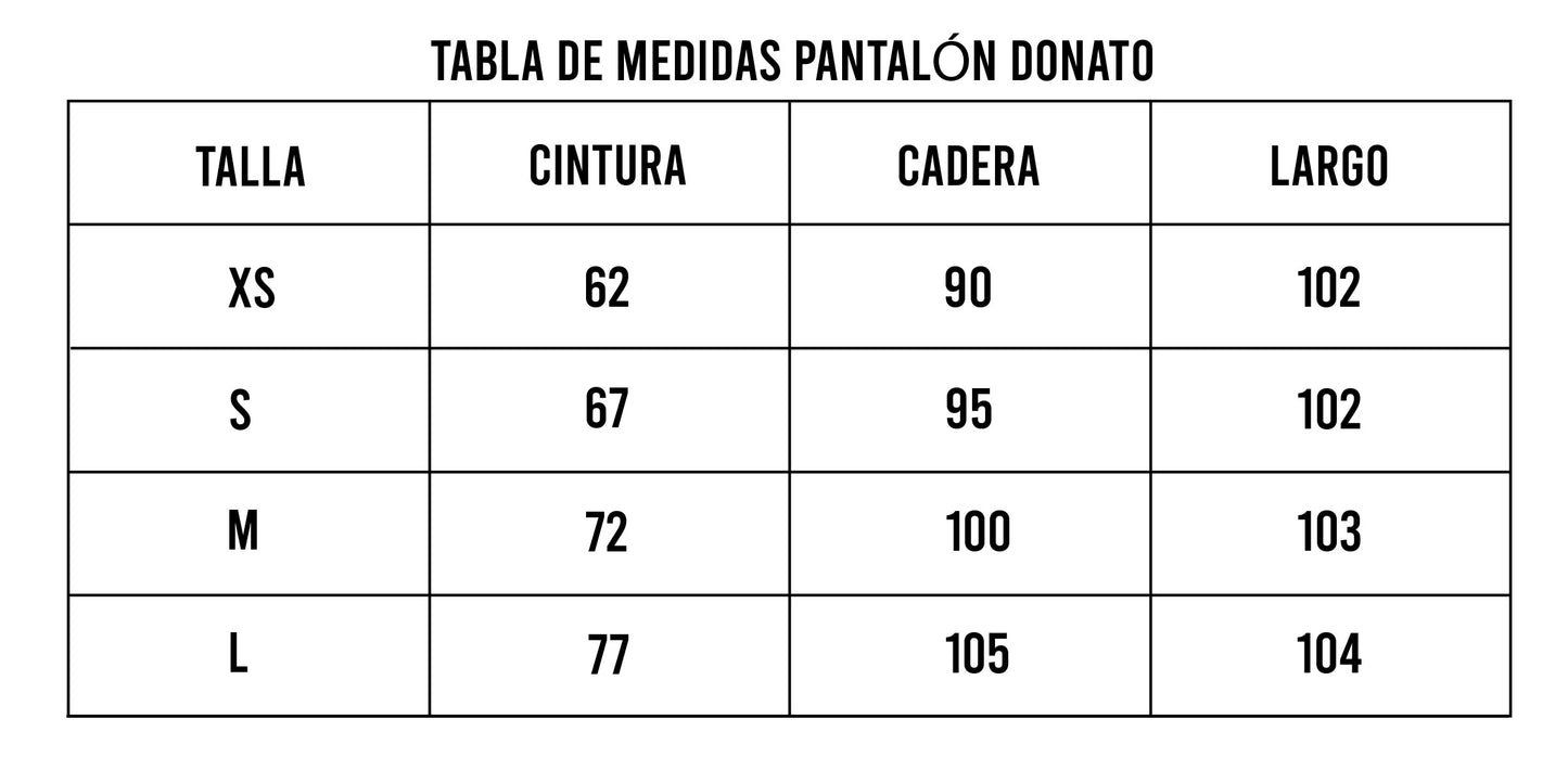 Pantalón Textura líneas negro