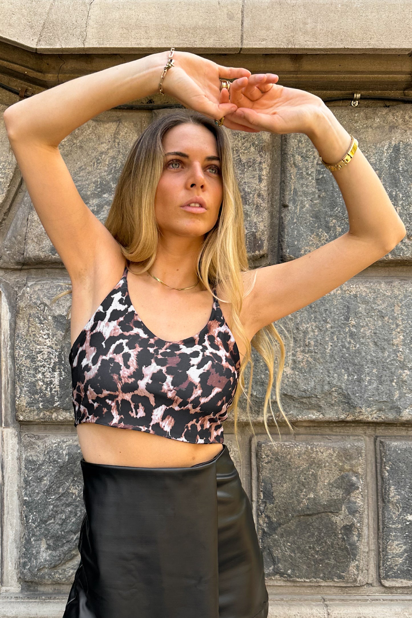 Top Lycra Animal Print - Paris