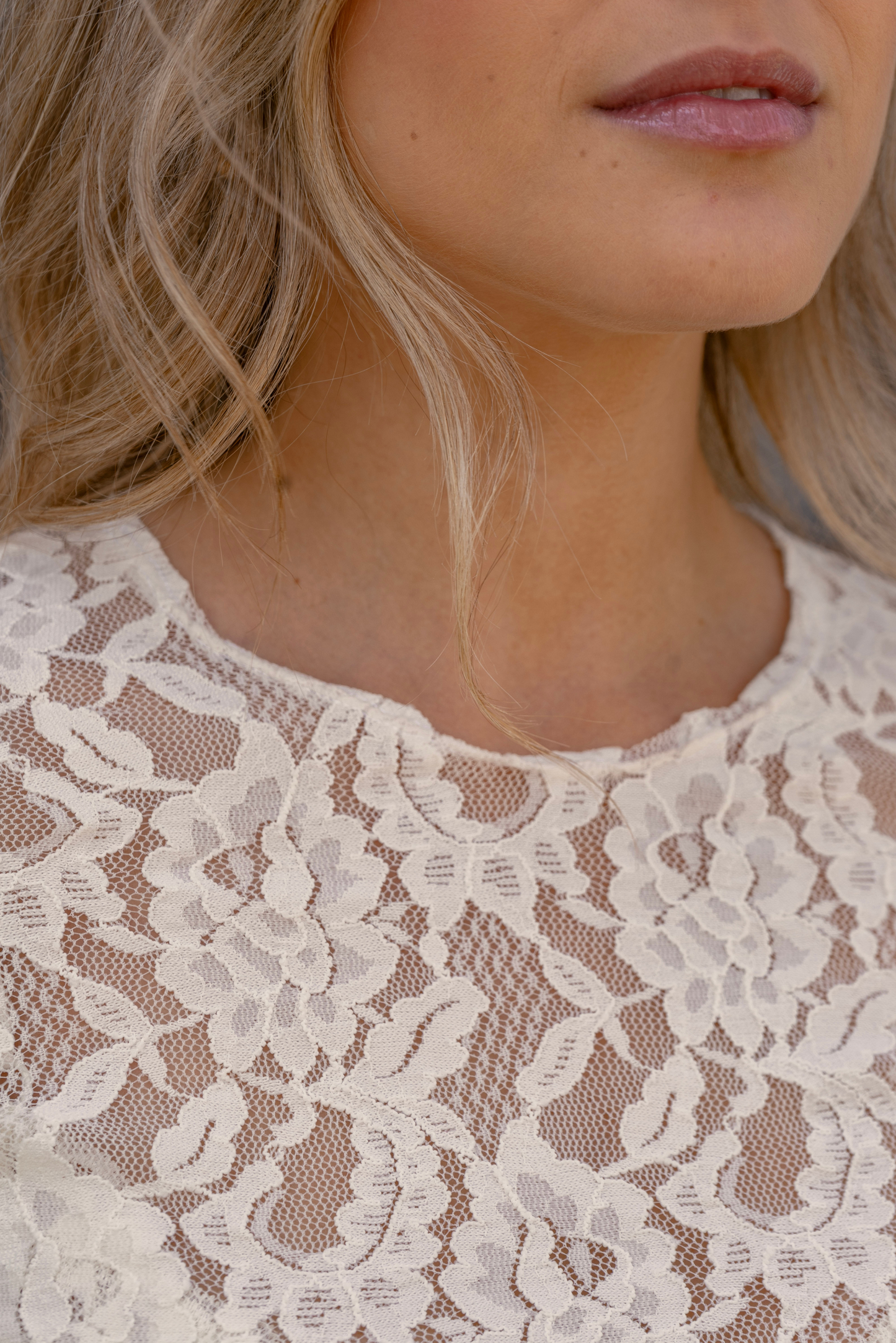 Top Mari - Top Encaje Blanco