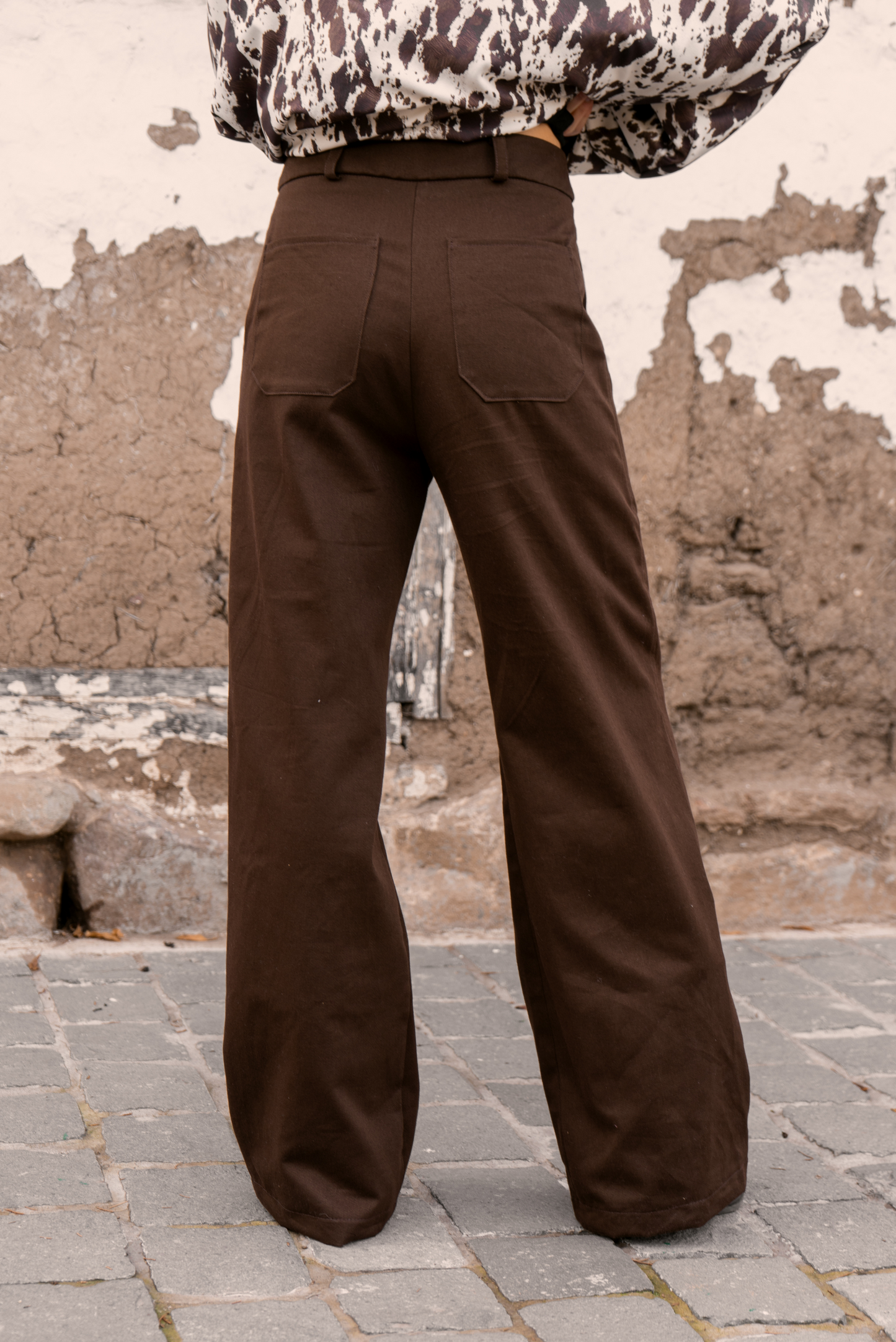 Pantalón mujer café - Pantalón Pecan