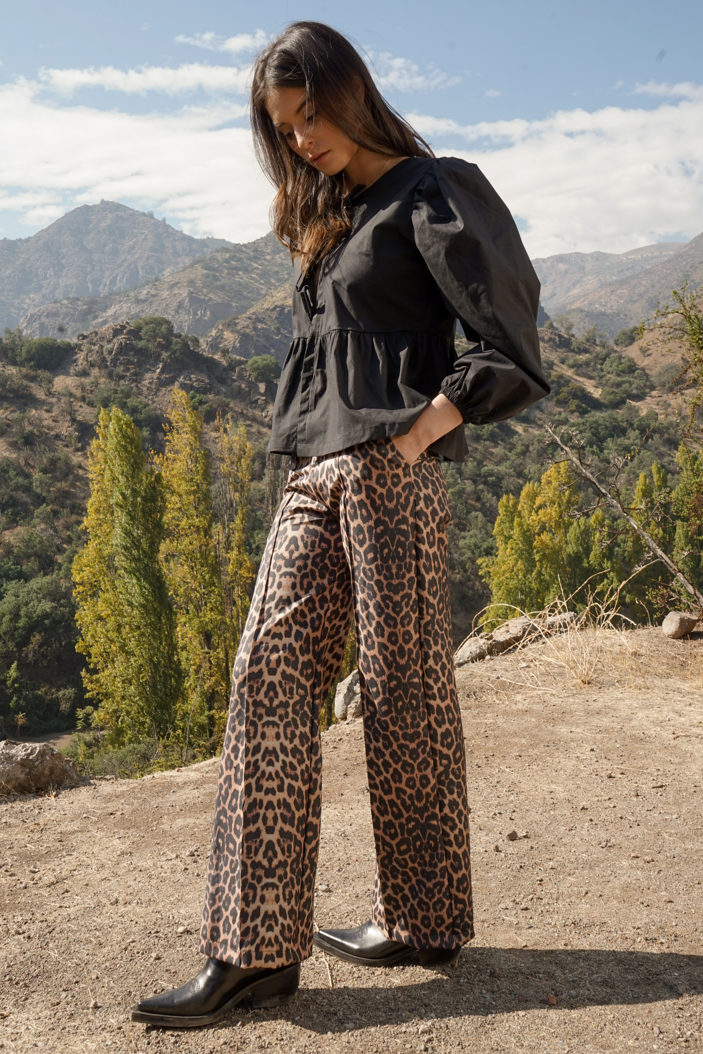 Pantalón mujer leopardo - Pantalón Wild