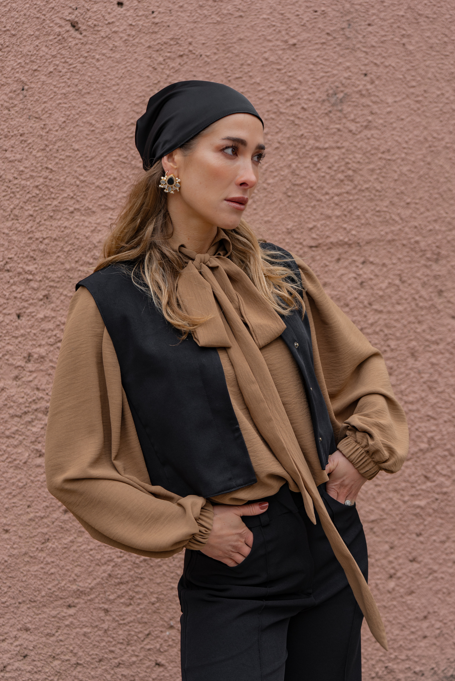 Blusa mujer café - Blusa Lorenzo