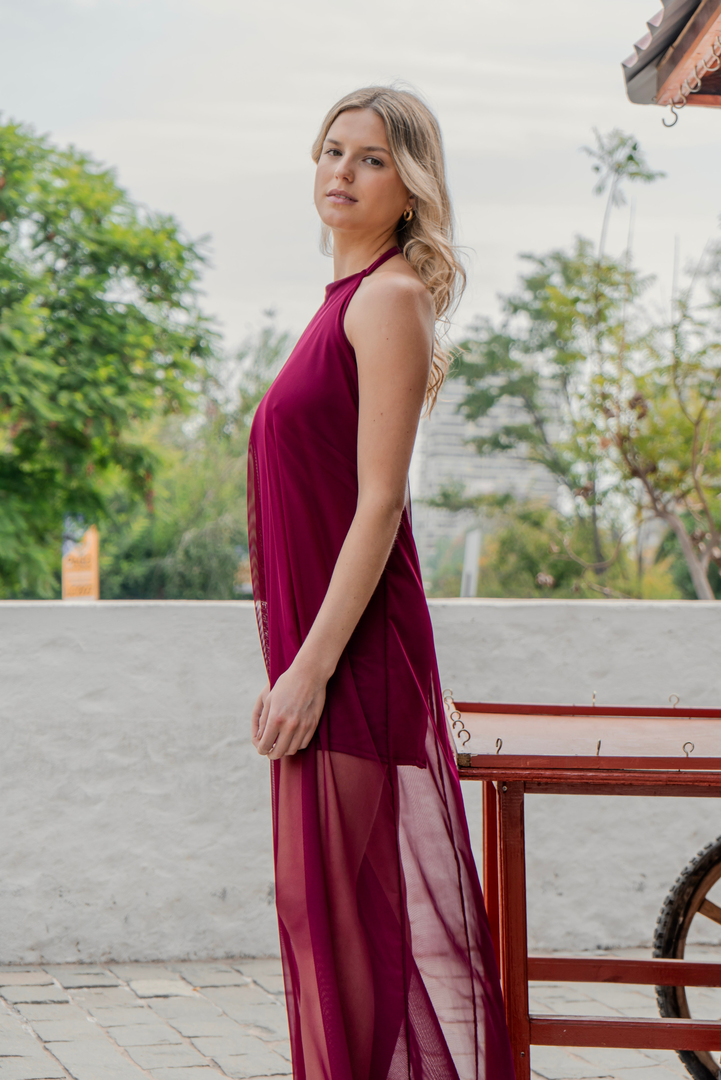 Vestido Halter Fresia