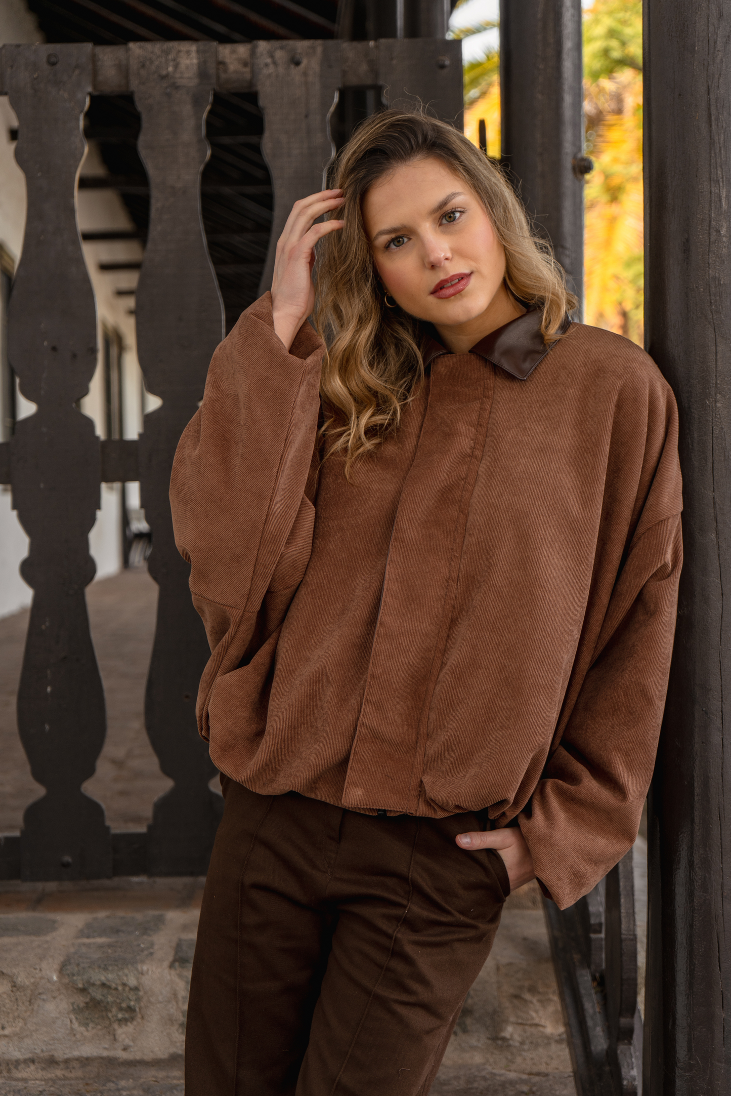 Chaqueta cotelé - Chaqueta Mocca