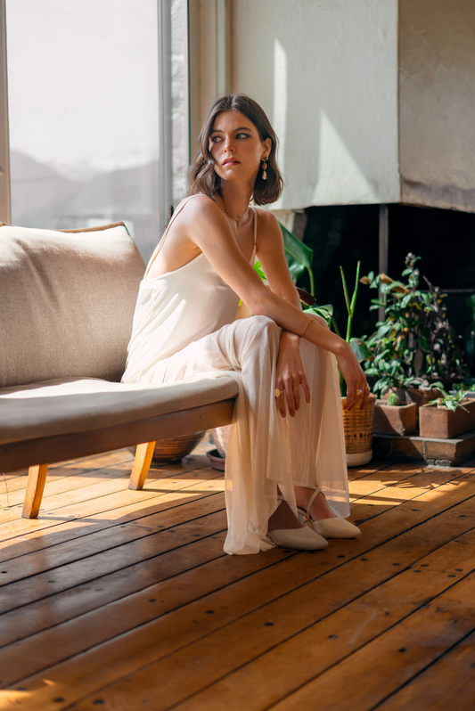 Vestido-Entero Nina blanco invierno