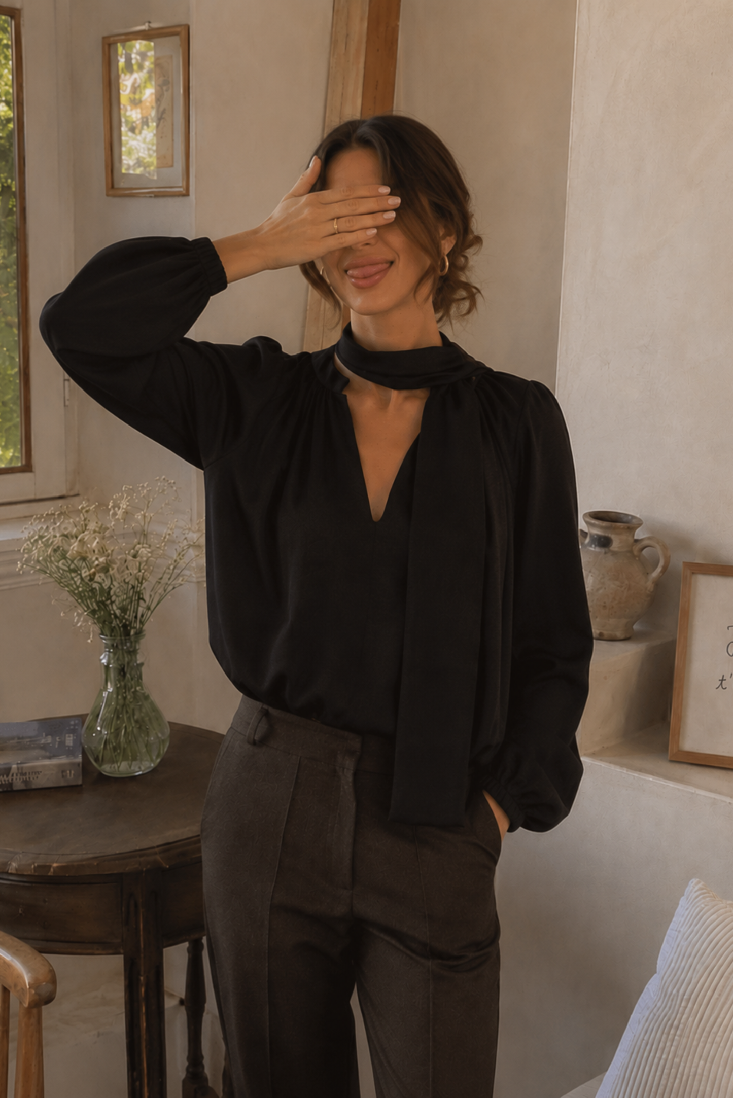 Blusa Alma Negro