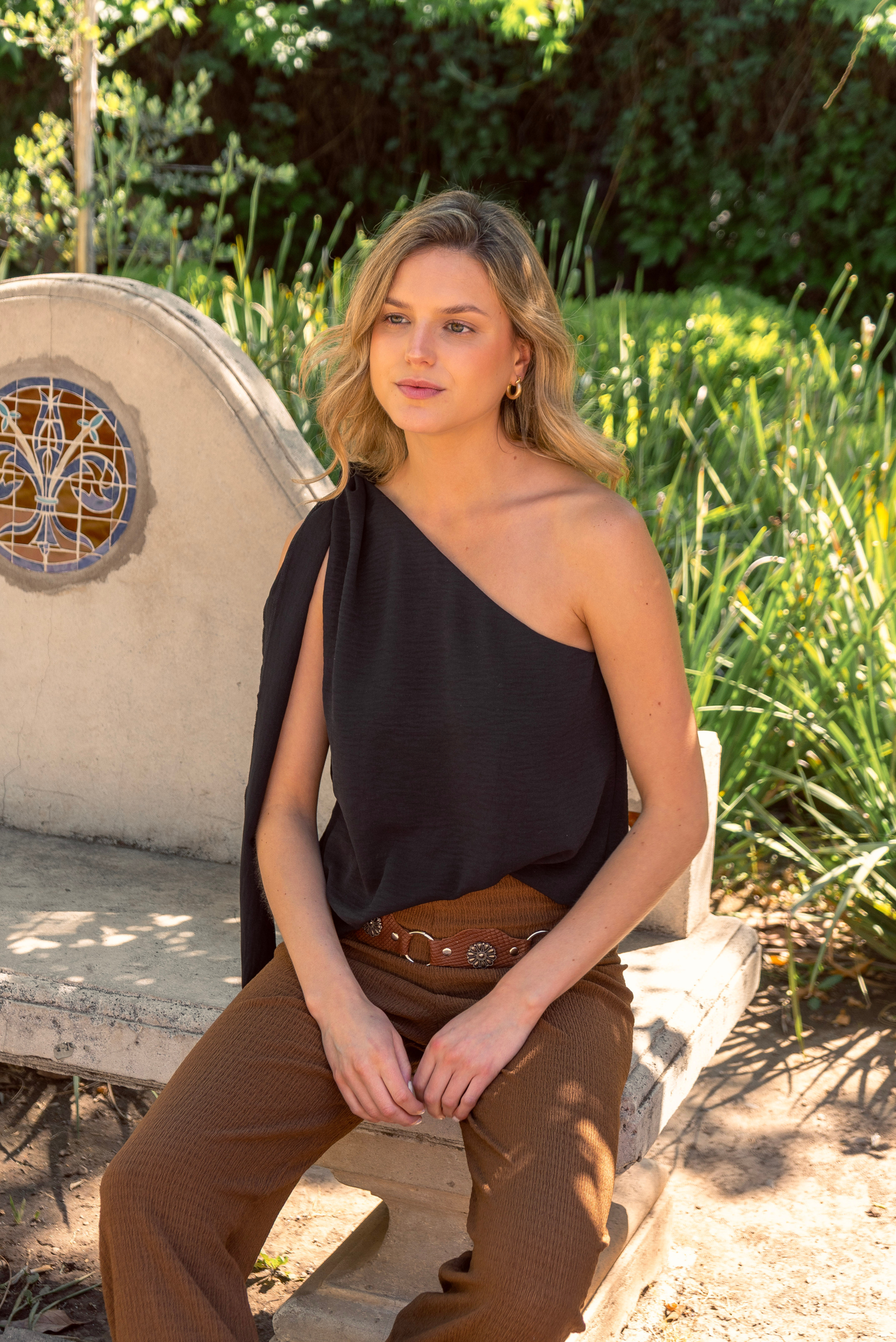 Blusa mujer negro - Blusa serona