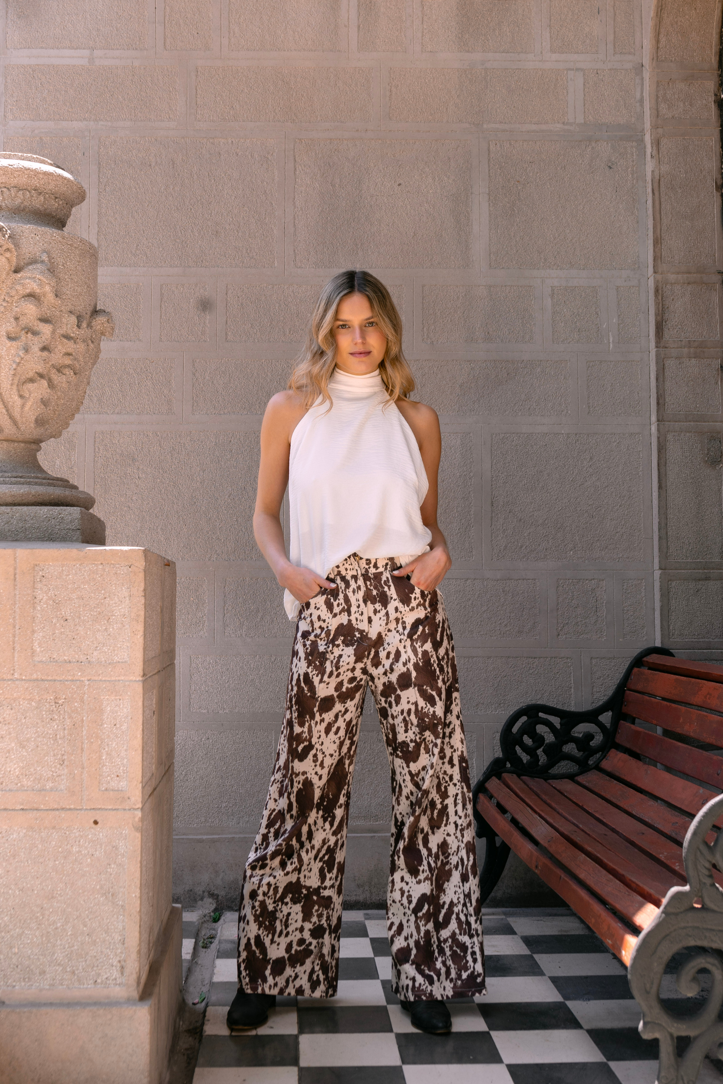 Pantalón Mujer Vaca - Pantalón Normando