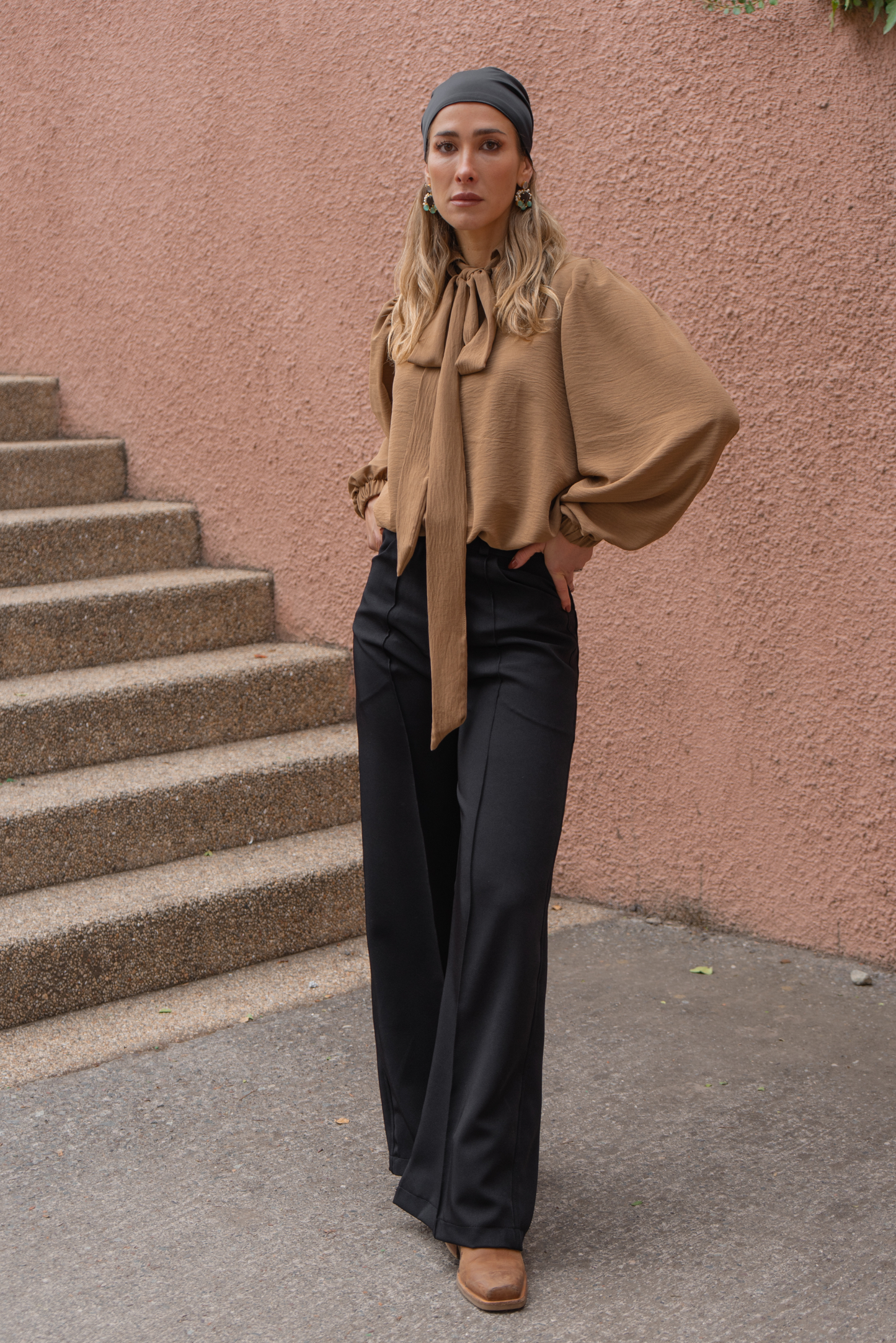 Blusa mujer café - Blusa Lorenzo