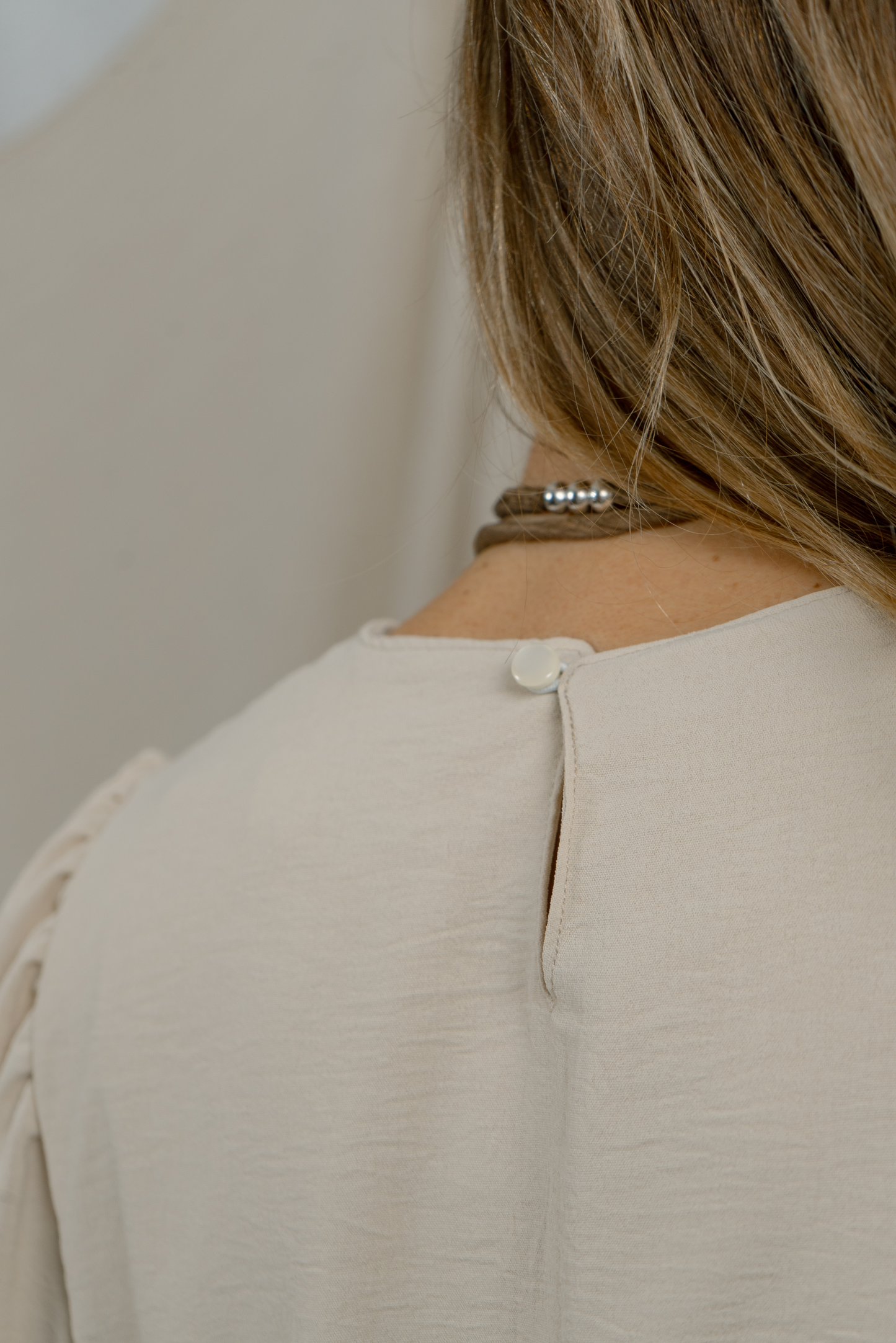 Blusa mujer beige - Blusa Emma