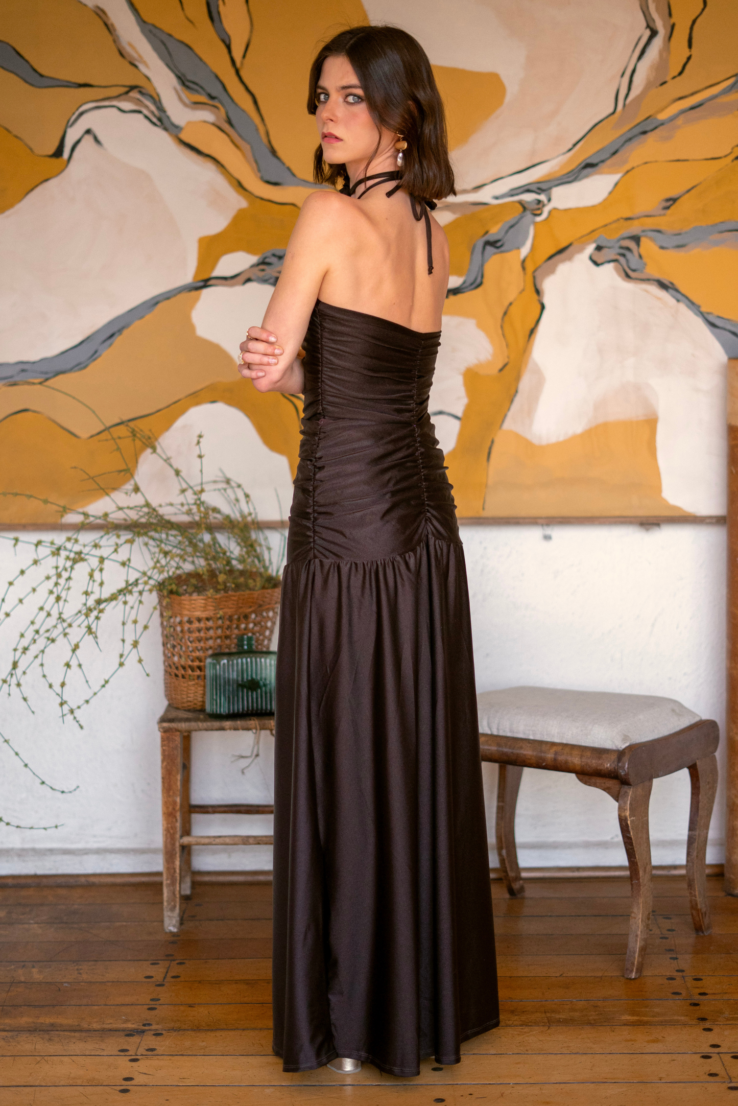 Vestido- Conjunto Cafeto