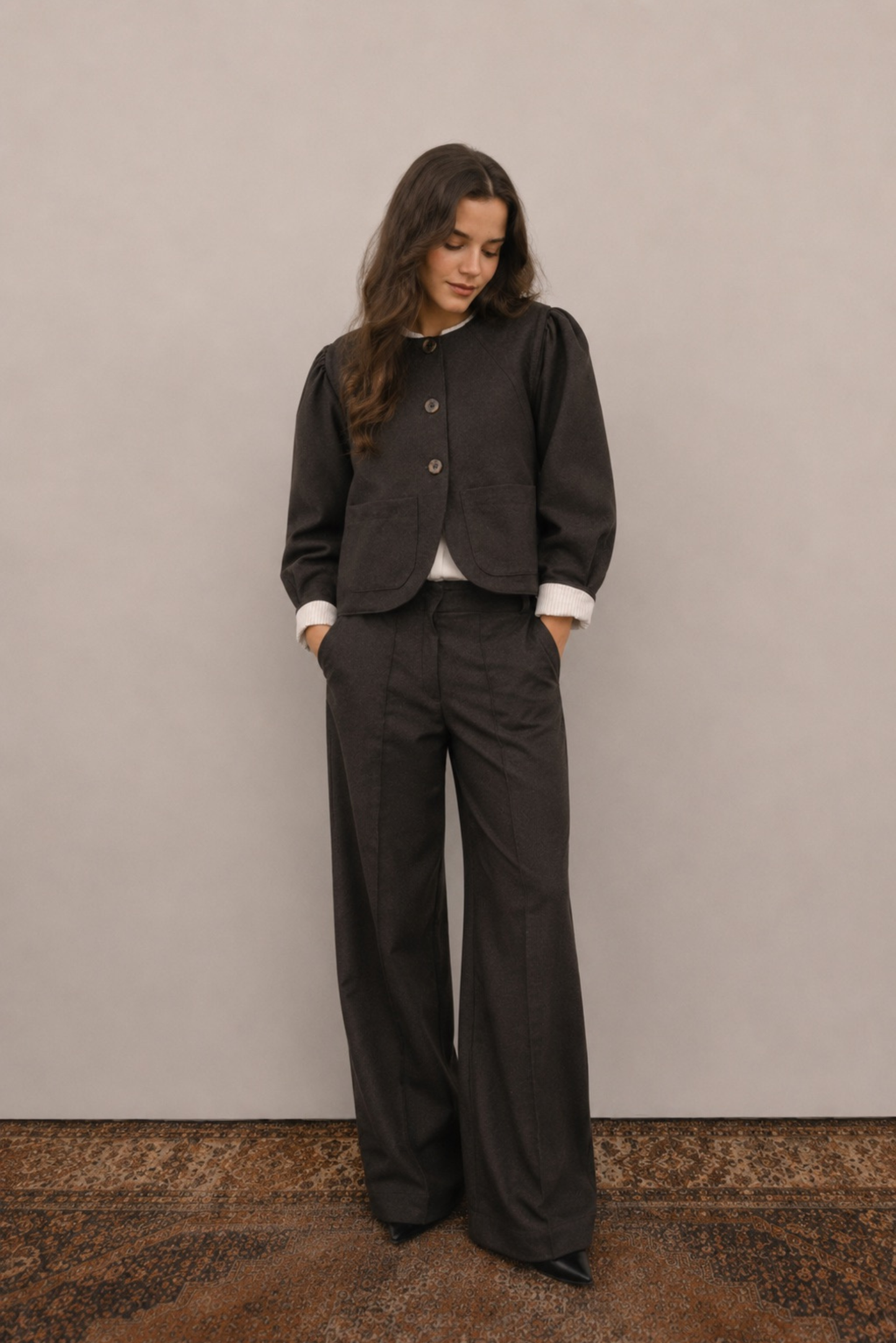 Chaqueta Vest Tramonto - Café