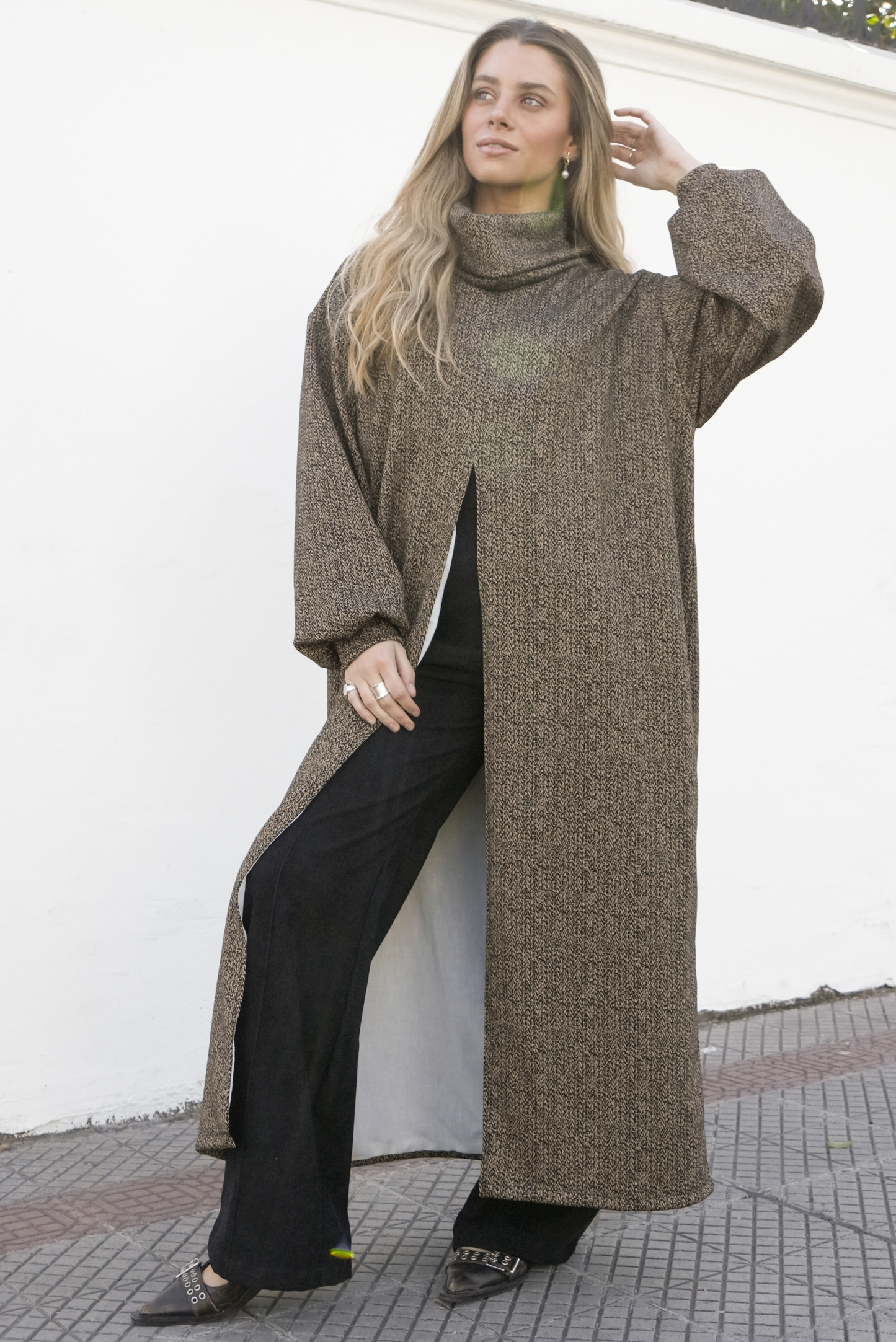 Sweater mujer estampado - Sweater Almendra