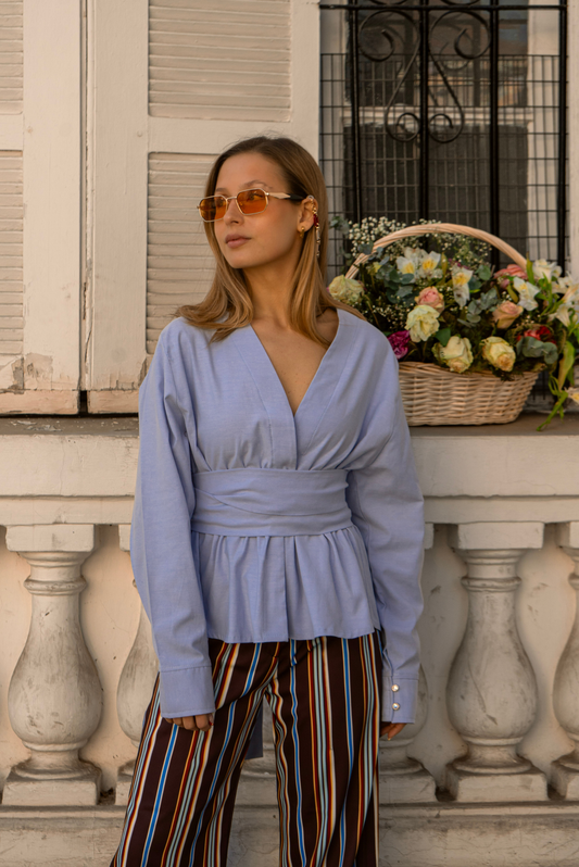 Blusa Ágata Celeste