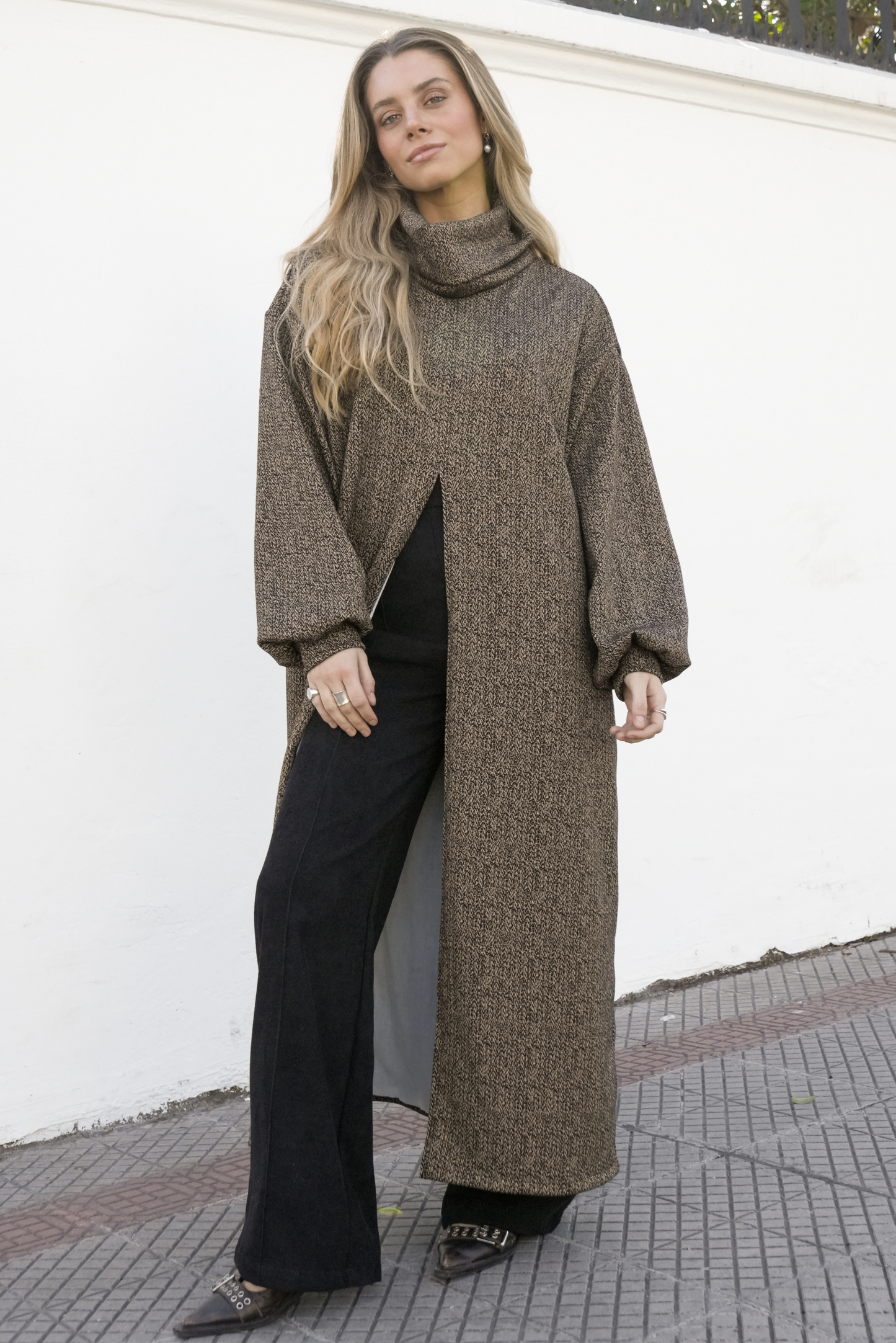 Sweater mujer estampado - Sweater Almendra