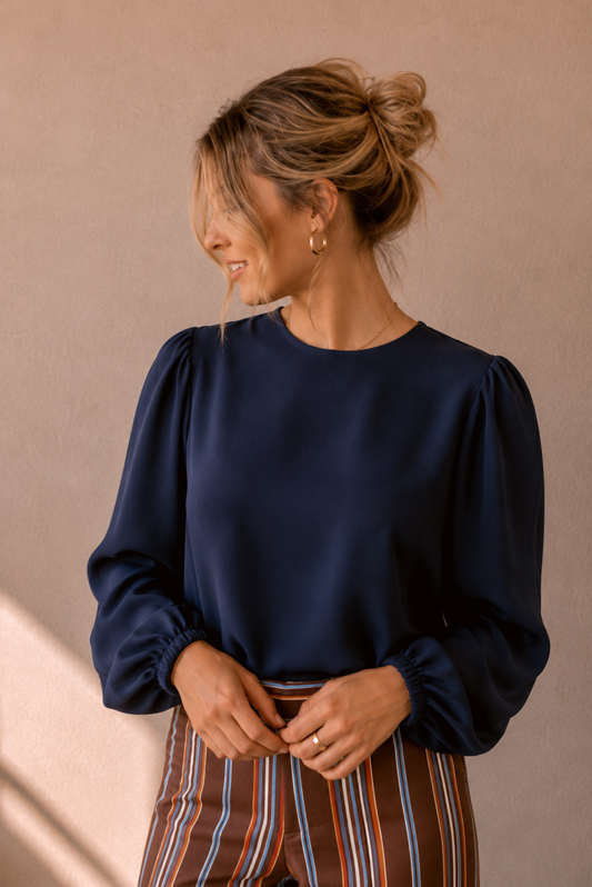 Pre - Venta /Blusa Emma Azul